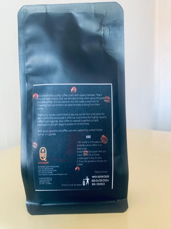 Butumwa Roasted Ground Coffee 100g - Image 2
