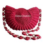 Lady's crochet handbag